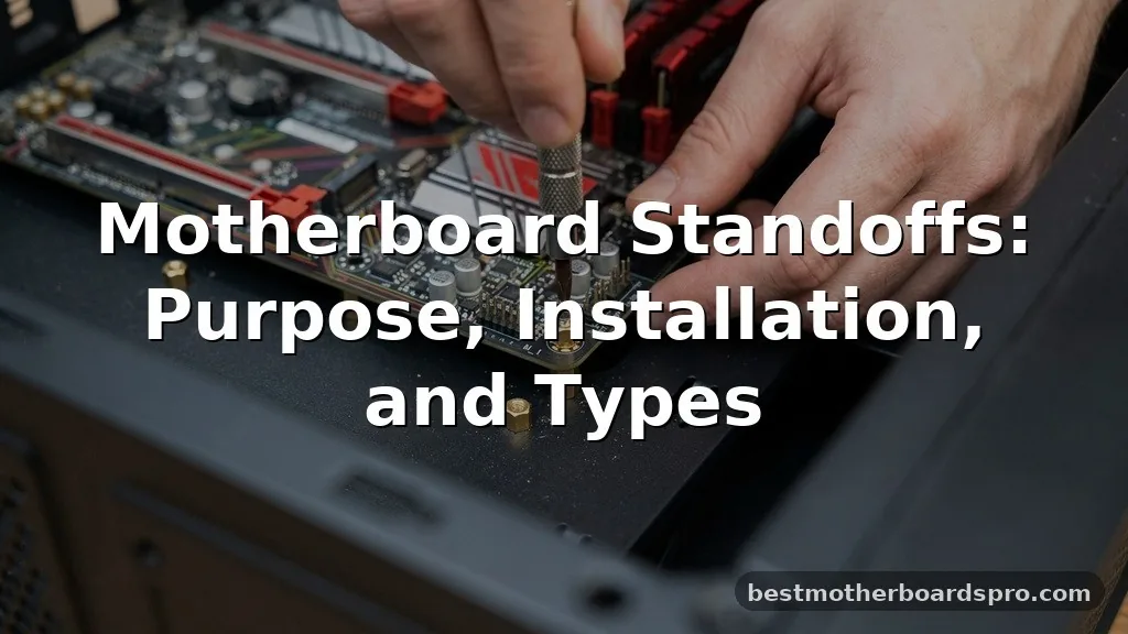 what are motherboard standoffs