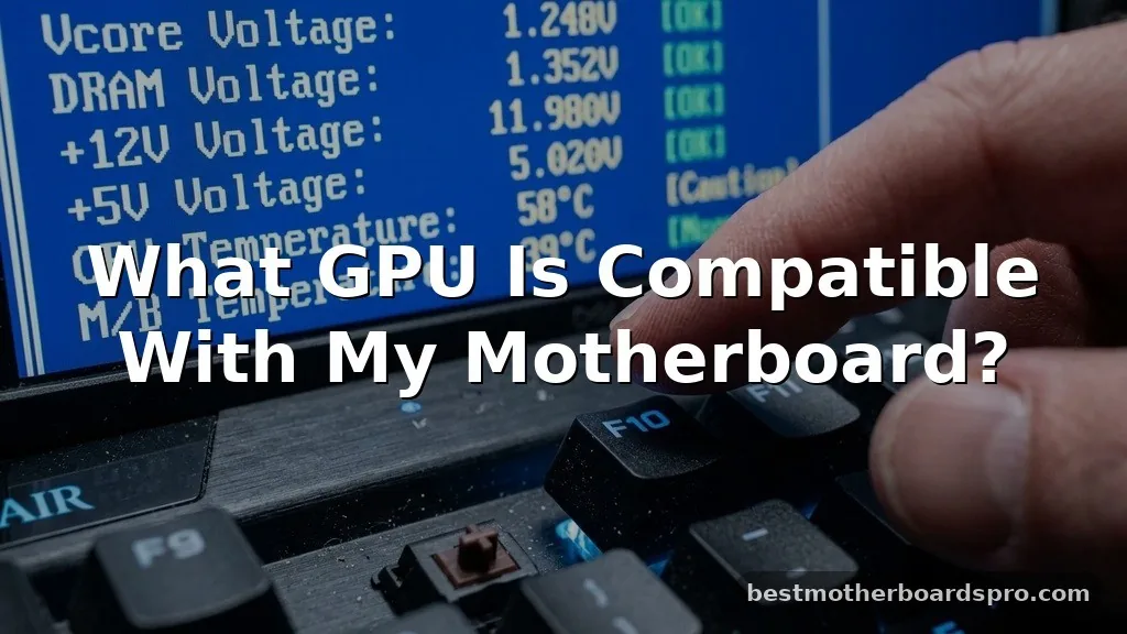 what gpu is compatible with my motherboard
