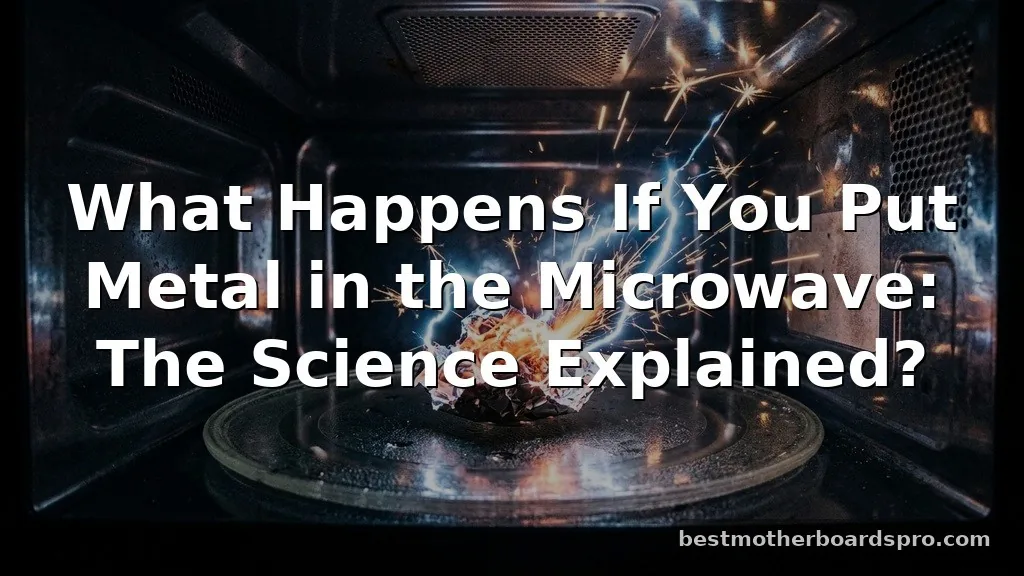 what happens if you put metal in the microwave
