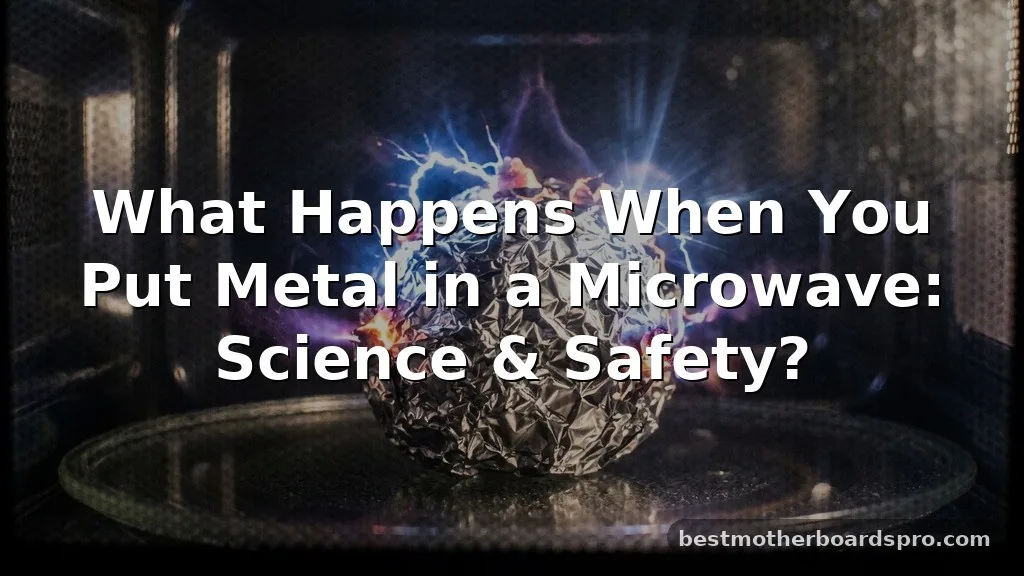what happens when you put metal in a microwave