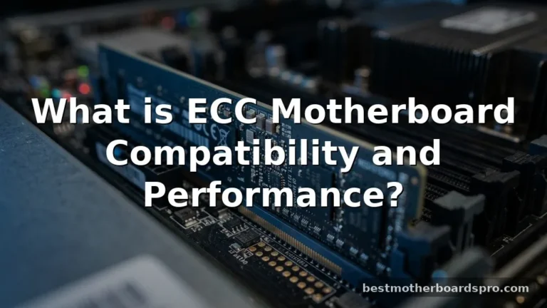 what is ecc motherboard