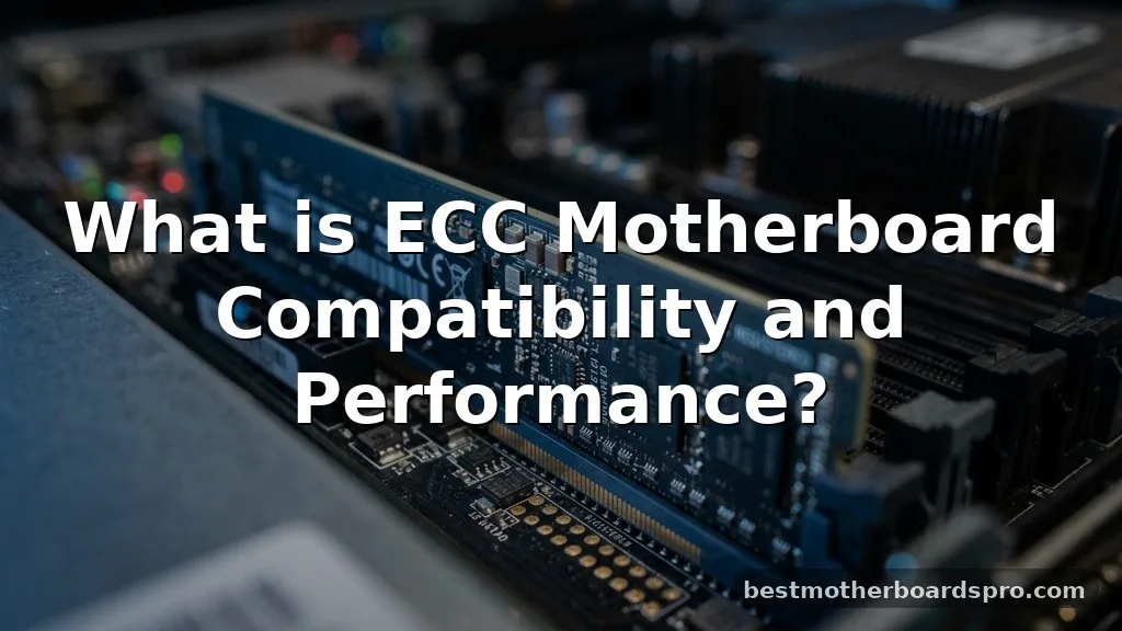 what is ecc motherboard