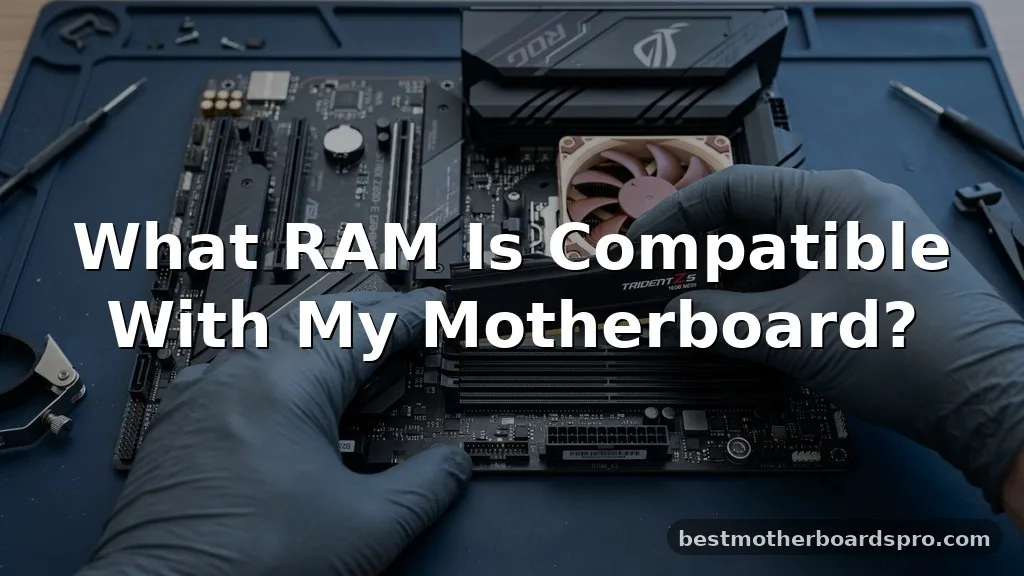 what ram is compatible with my motherboard