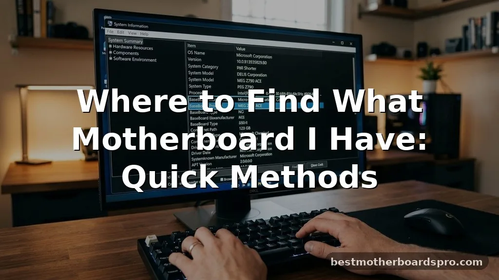 where to find what motherboard i have
