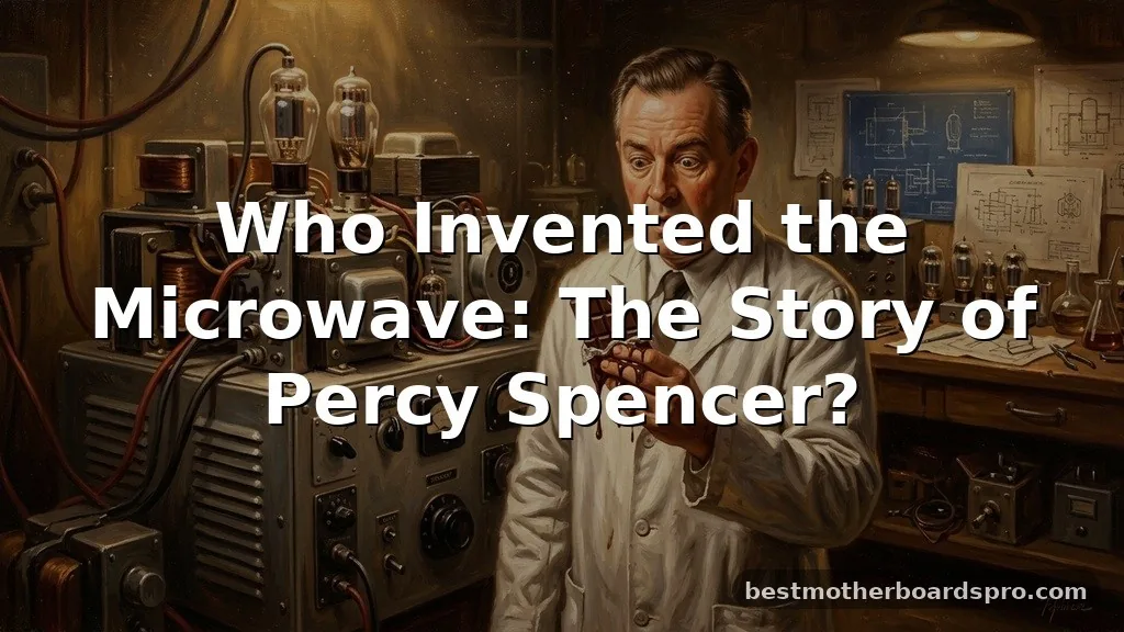 who invented microwave