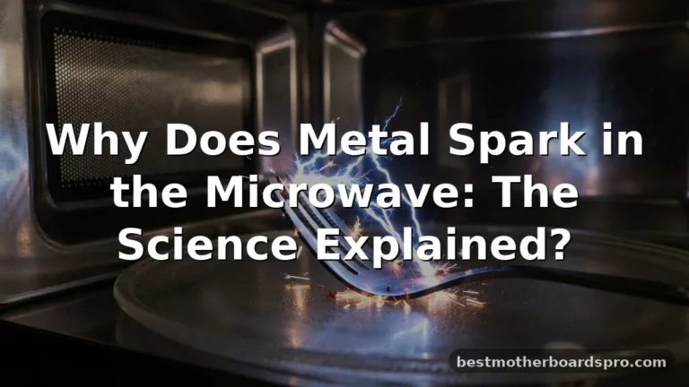 why does metal spark in the microwave