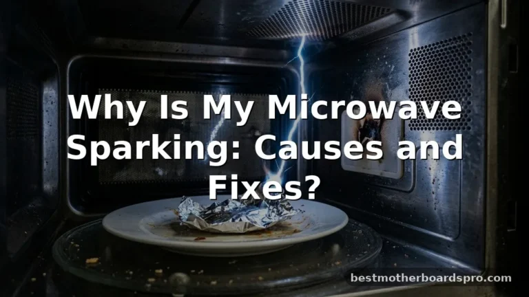 why is my microwave sparking