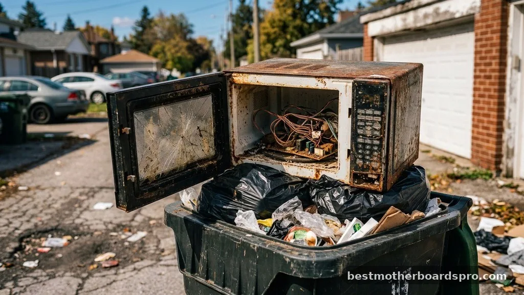 Why You Cannot Simply Toss Your Appliance - can you throw a microwave in the trash